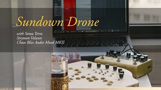 "Sundown Drone" Soundscape meditation with Soma Terra, Strymon Volante, Chase Bliss Mood MKII