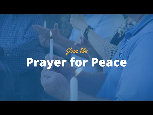 ☮️ Prayer for Peace - Every Wednesday! 
🕐 1:00 p.m. CDT, USA

Join us as we unite in prayer for a peaceful world:
📍 In Person: Community of Christ Temple (1001 W. Walnut St., Independence, MO 64050 USA)
🔗 Online: YouTube (https://www.youtube.com/@CofChrist/streams) or Facebook (https://www.facebook.com/CofChrist)