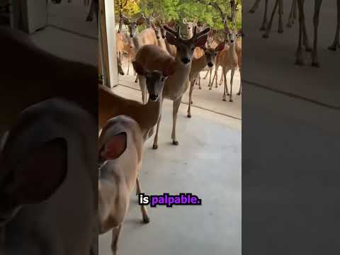 This Man is a Friend of Deer?❤️