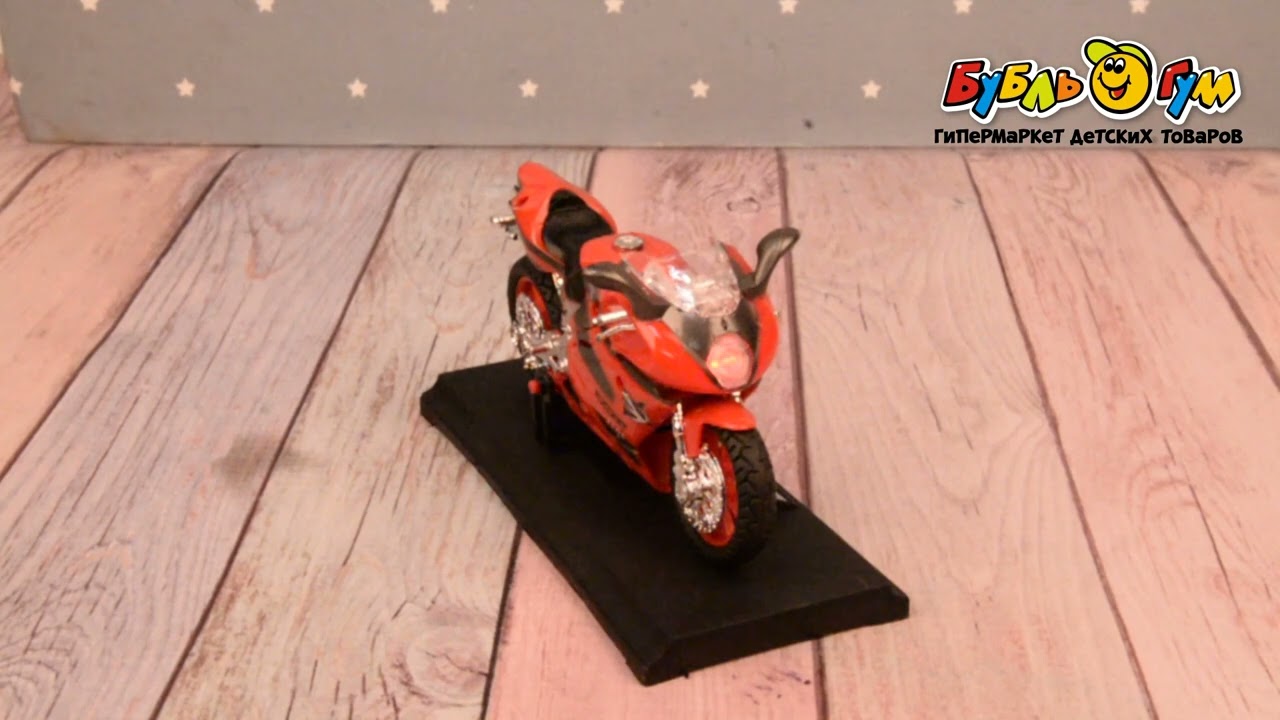 Мотоцикл Супербайк Технопарк световые и звуковые эффекты с подвижными элементами в ассортименте - видео Мотоцикл Супербайк Технопарк световые и звуковые эффекты с подвижными элементами в ассортименте - видео