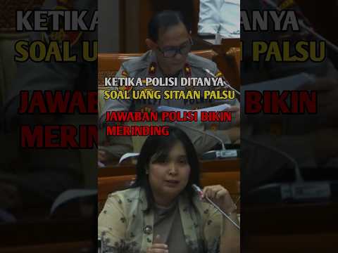 Polisi Mengelak Ketika Ditanya Soal Uang Sitaan Palsu#shorts
