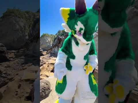 [4K]ケモノ着ぐるみ 撮影オフの裏側 - Furry Fursuit 兽装