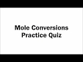Mastering Mole Conversions and Calculations