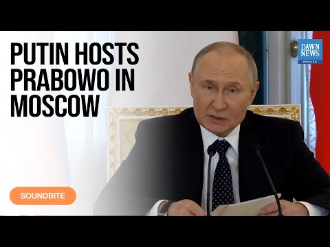 YouTube video thumbnail: Putin Hosts Indonesia’s Prabowo in Moscow