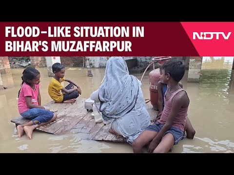 Flood Situation In Bihar's Muzaffarpur After Bagmati River's Water Level Rises