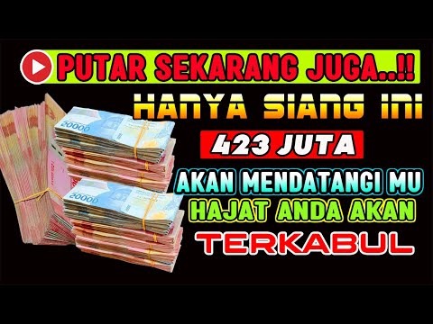 TERKHUSUS SIANG MUSTAJAB❗Doa Mustajab Rabu Siang, InsyaAllah Rezekimu Mengalir Deras Tak Terduga