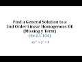 Understanding Second Order Linear Homogeneous Differential Equations