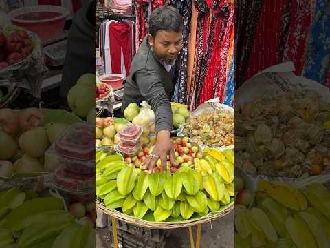 Mouthwatering STAR FRUIT Chaat of Kolkata #shorts