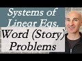 Solving Story Problems with Systems of Linear Equations
