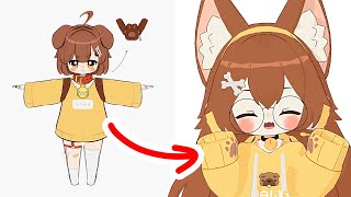 How to make ✨ cute and smol ✨ Vtuber models for FREE (3D chibis) | SIM