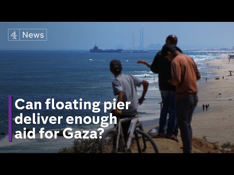 Israel Hamas war: first Gaza aid shipment arrives from US pier