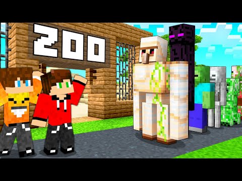 ZBUDOWALIŚMY WŁASNE ZOO NA SMILELANDI w Minecraft!