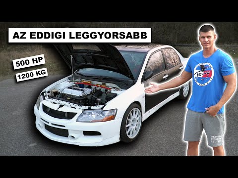 Mitsubishi Lancer EVO 500hp 100-200km/h Gyorsulás mérés 🏁🚘