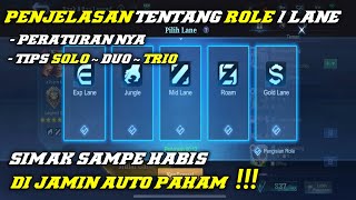 PENJELASAN TENTANG FITUR BARU ROLE SEBELUM MATCH ! TIPS PUSH RANK SOLO, DUO, TRIO ML !