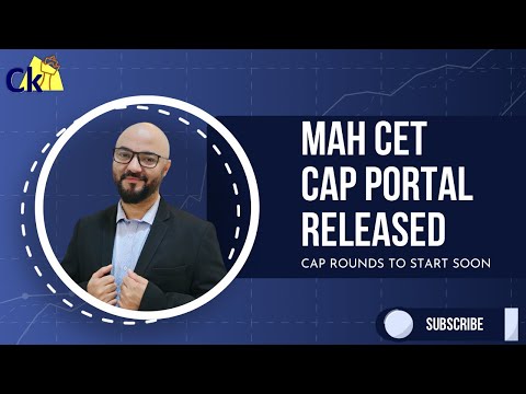 Mah CET 2025 CAP Portal Released! CAP Rounds to Start soon 😀😀