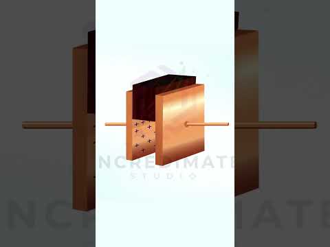 Dielectric Material Simulation | 3D Technical Animation | Incredimate | #shorts #3danimation