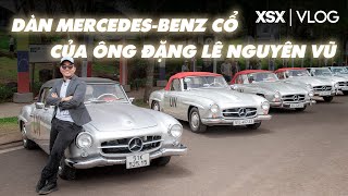 Dàn Mercedes-Benz cổ hàng hiếm của ông Đặng Lê Nguyên Vũ tề tựu tại Buôn Ma Thuột | XSX