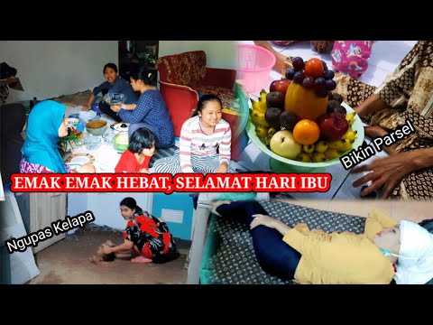 Hari Ibu!! Emak Emak Kampung Bikin Parsel Buat Anak Anak Nya Dari Buah Buahan