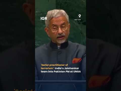 'Serial practitioner of terrorism': Jaishankar tears into Pakistan PM at UNGA | IGR