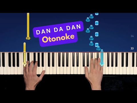 DAN DA DAN OP - Otonoke - Easy Piano Tutorial