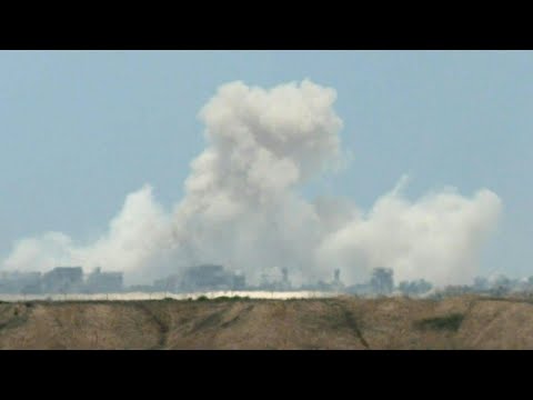 Heavy smoke rises in northern Gaza Strip | AFP