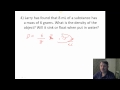 Understanding Density and Mass Relationships