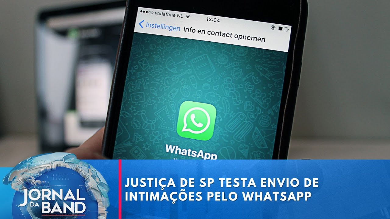 Justiça de SP testa envio de intimações pelo WhatsApp | Jornal da Band
