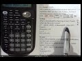 Probability and Calculator Functions