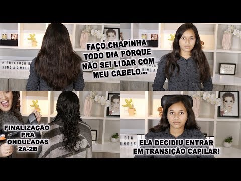 ELA TEM 13 ANOS E NÃO SABIA DEFINIR SEU CABELO - "NÀO AGUENTO MAIS CHAPINHA..." - #DUDATRANSFORMA