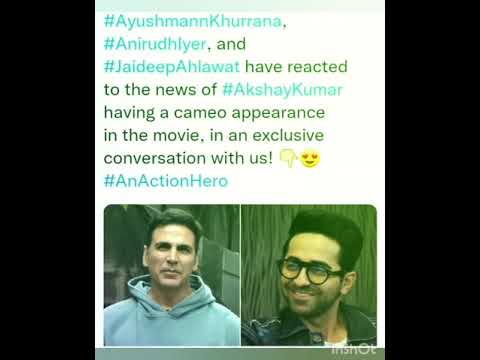 s #AyushmannKhurrana, #AnirudhIyer, and #JaideepAhlawat have reacted to the news of #AkshayKumar
