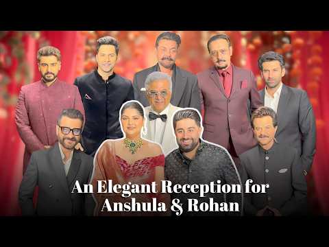 Anshula & Rohan's Wedding Reception Highlights