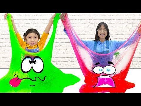 ¡Wendy, Maddie y Amigos Juegan con Limo en Desafíos de Slime Para Niños!