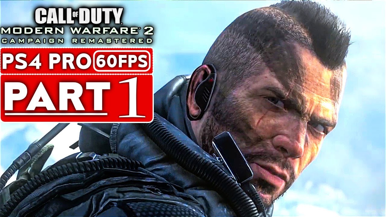 CALL OF DUTY MODERN WARFARE 2 REMASTERED Gameplay Walkthrough Part 1 Campaign PS4 PRO No Commentary