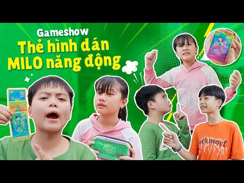 Gameshow Đuổi Hình Bắt Thẻ | Sưu Tập Thẻ Hình Dán Milo Nhận Ngay Quà Siêu Khủng ❤ Biệt Đội Lầy Lội