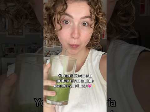 Nunca hago contenido de maquillaje, pero moría por probar este trend😮‍💨🥰￼