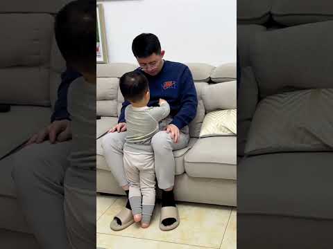 Son, Dad is not good in psychological quality. Remember to hand in the next time he picks up mon