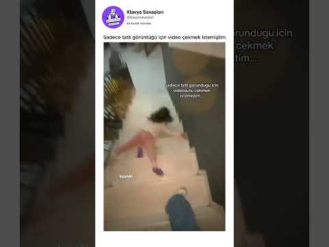 Sadece tatlı görüntüyü için video çekmek istemişti #mizah #komikyorumlar #komedi