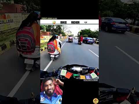 🤪cute girl 🤪and her friend || see the  🥸 #motovlog​ #ktm​ #shorts​ #bikeride​ #zx 😘😀