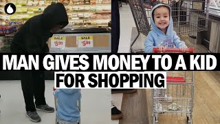 Man Gives Money To A Little Girl For Shopping | Viral Video