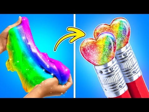 Colorful Art, Drawing, and Slime DIY Tips!