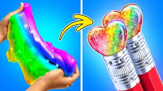 Colorful Art, Drawing, and Slime DIY Tips!