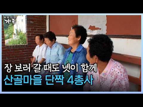 장 보러 갈 때도 넷이 함께 산골마을 단짝 4총사 #산골마을 #오지 #<strong>시외버스</strong> [다시보는 ‘가족’ 132회-2]