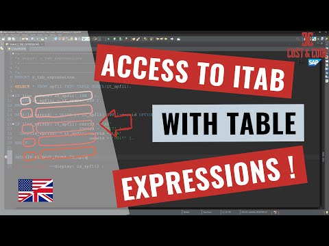 Access to Internal Tables with Table Expressions [english]