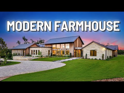 Explore the Most Breathtaking Modern Farmhouse in Texas!