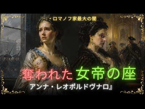 奪われた女帝の座…アンナ・レオポルドヴナと母エカチェリーナ悲劇の運命