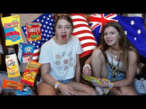 Australian's try American candy! ft Georgia Productions