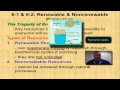 Exploring Renewable vs Nonrenewable Resources