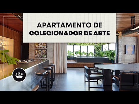 APARTAMENTO com ARTE e PERSONALIDADE em cada detalhe