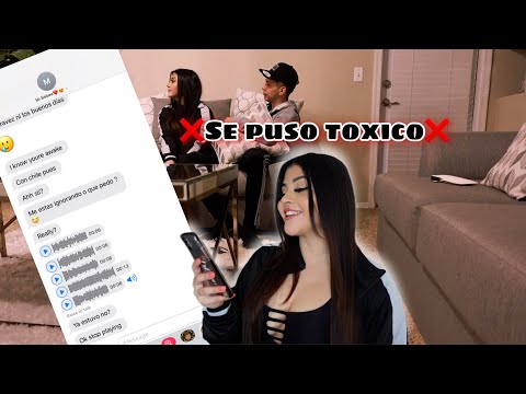 IGNORANDO A MI NOVIO POR 24 HRS!! 🤫/ TIENEN QUE VER COMO REACCIONO EL TOXICO-LILLIAN GRIEGO
