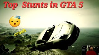 GTA 5 top crash stunts on my skills.(no mods) #gta5 #stunt #crash